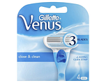 Gillette Venus Close & Clean Scheermesjes 4ST Gillette Venus Close & Clean Scheermesjes 4ST