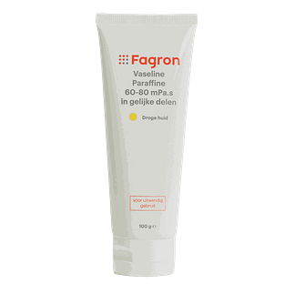 Fagron Vaseline Paraffine 60-80 mPa.s Droge Huid 100GR
