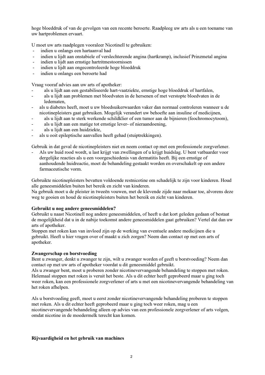 Combineer Pleister 14 mg (7st) en Zuigtablet Mint 1 mg (204st) - afbeelding van document #2, leaflet