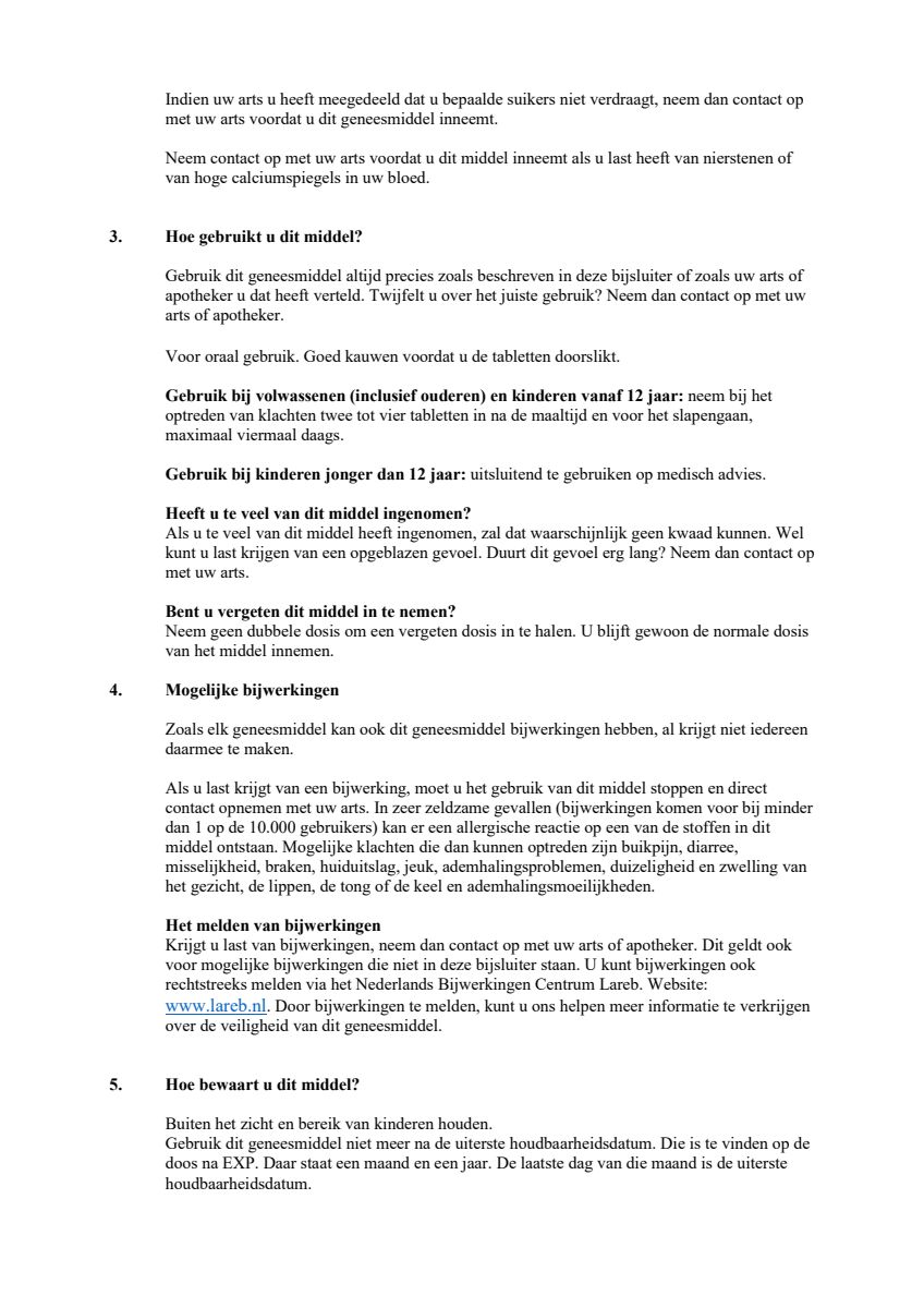 Duo Kauwtabletten afbeelding van document #3, leaflet
