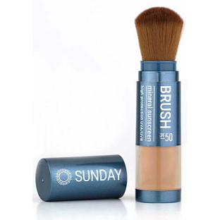 Sunday Brush Mineral Sunscreen Powder SPF50 - Medium 6GR