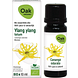 Oak Organic Ylang Ylang Totum Olie 10ML Verpakking met flesje ernaast