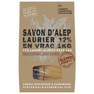 Aleppo Soap Co Savon D'Alep Zeep met 12% Laurier 1KG