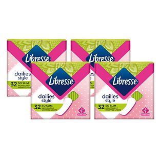 Libresse Dailies Style So Slim Inlegkruisjes Multiverpakking 4x32ST Libresse Dailies Style So Slim Inlegkruisjes Multiverpakking 4x32ST