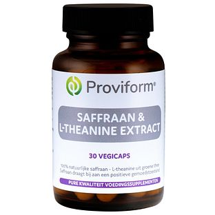 Proviform Saffraan & L-Theanine Extract Capsules 30VCP