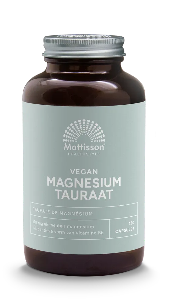 Mattisson HealthStyle Vegan Magnesium Tauraat Capsules
