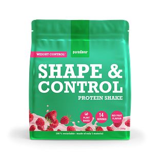 Purasana Shape & Control Protein Shake Red Fruit 350GR Purasana Shape & Control Protein Shake Red Fruit 350GR