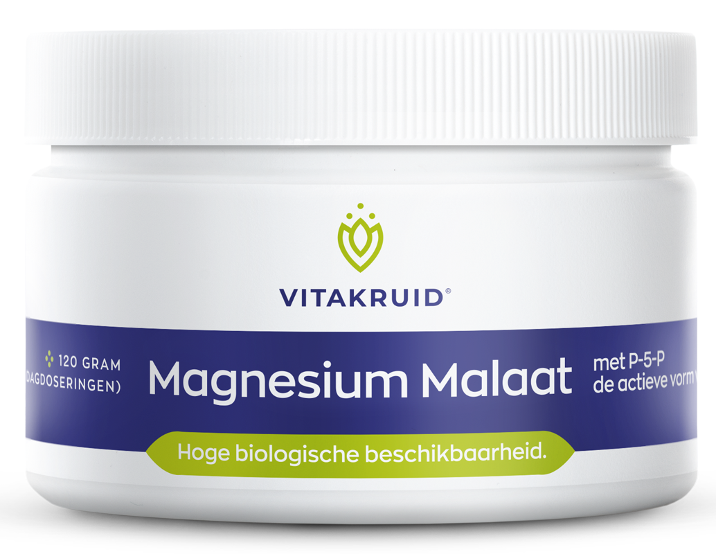 Vitakruid Magnesium Malaat met Vitamine B6 (P-5-P) afbeelding 1