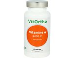VitOrtho Vitamine A 4000ie Capsules 120VCP VitOrtho Vitamine A 4000ie Capsules 120VCP