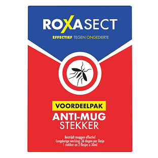 Roxasect Voordeelpak Anti-Mug Stekker + 2 Navullingen 2ST