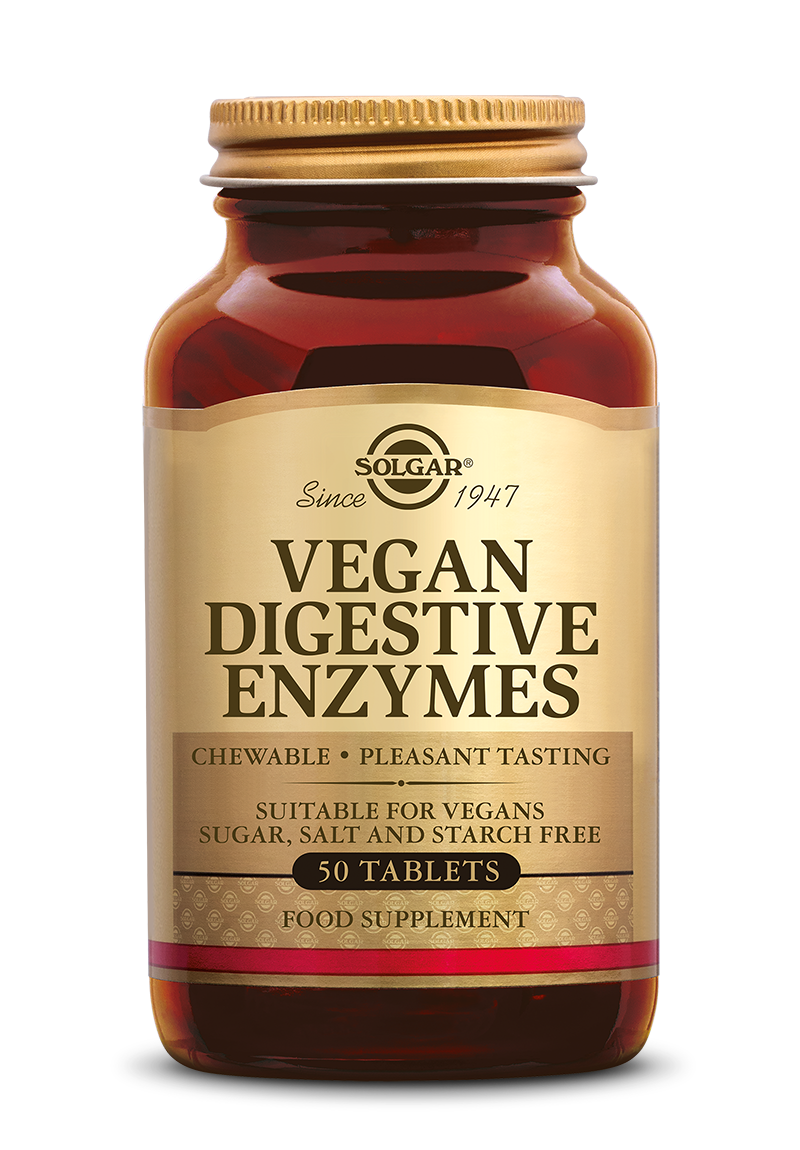 Solgar Vegan Digestive Enzymes (Enzymen) Tabletten 50KTB