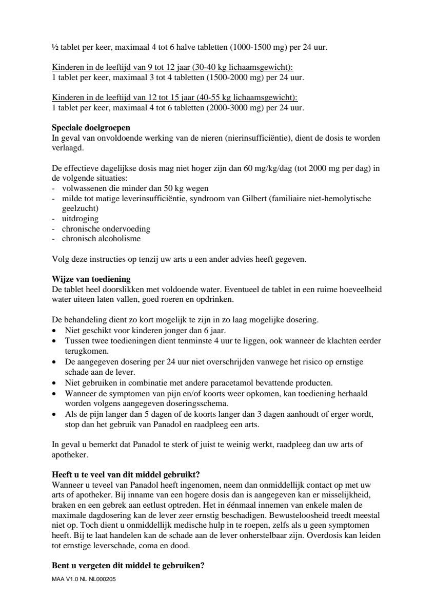 500 mg Filmomhulde Tabletten afbeelding van document #4, leaflet