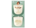 Bolsius 2 Candle Refills Vanilla & Tonka Bean 1ST