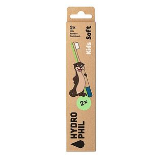 Hydrophil Kids Bamboe Tandenborstels Soft 2ST Hydrophil Kids Bamboe Tandenborstels Soft 2ST