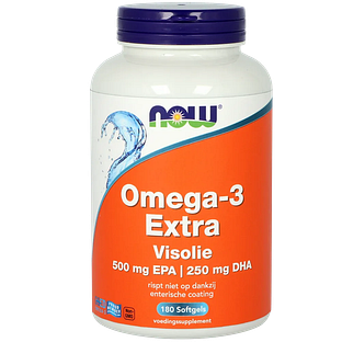 NOW Omega-3 Extra Visolie Softgels 180SG