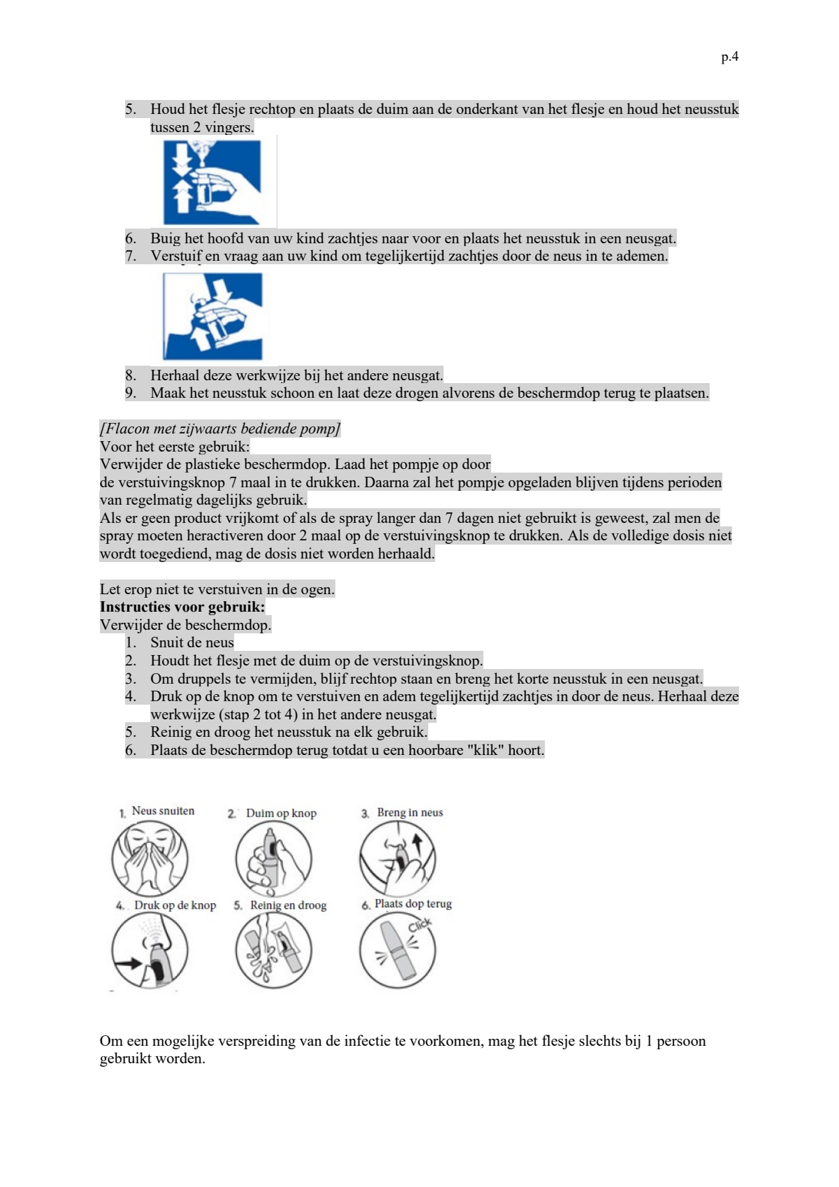 Xylometazoline HCI 0,5 mg/ml Kinder Neusspray bij een verstopte neus afbeelding van document #4, leaflet