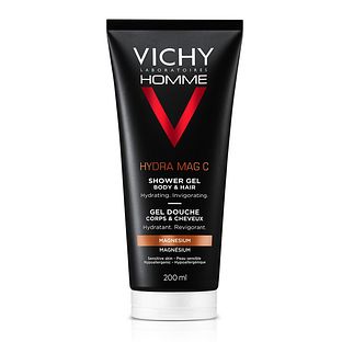 Vichy Homme Hydra Mag C Shower Gel Body & Hair Magnesium Sensitive Skin 200ML
