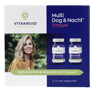 Vitakruid Multi Dag & Nacht Vrouw 100% Vegan 2 x 30 60TB