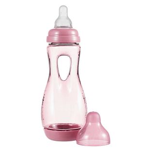 Difrax Easy Grip Bottle 6+ Months Raspberry 1ST