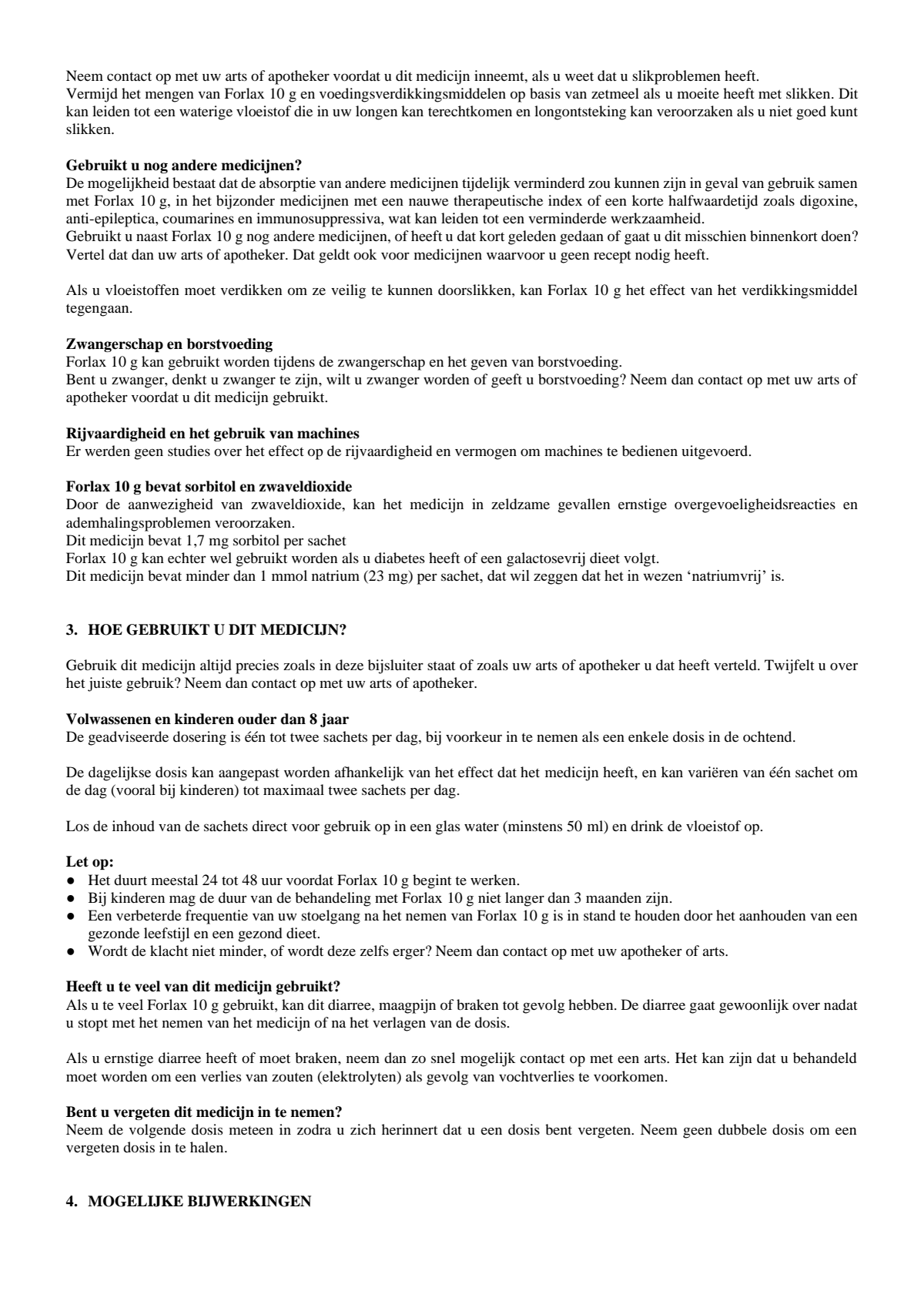 Macrogol Poeder afbeelding van document #2, leaflet