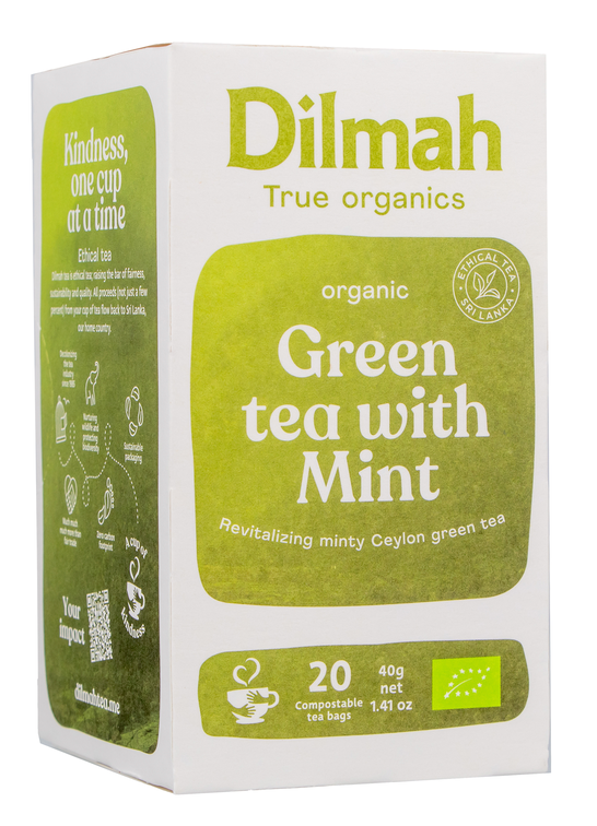 Dilmah Organic Green Tea Mint afbeelding 1
