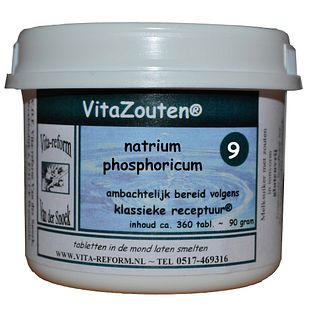 Vita Reform Van der Snoek Vita Reform Vitazouten Nr. 9 Natrium Phosphoricum 360TB