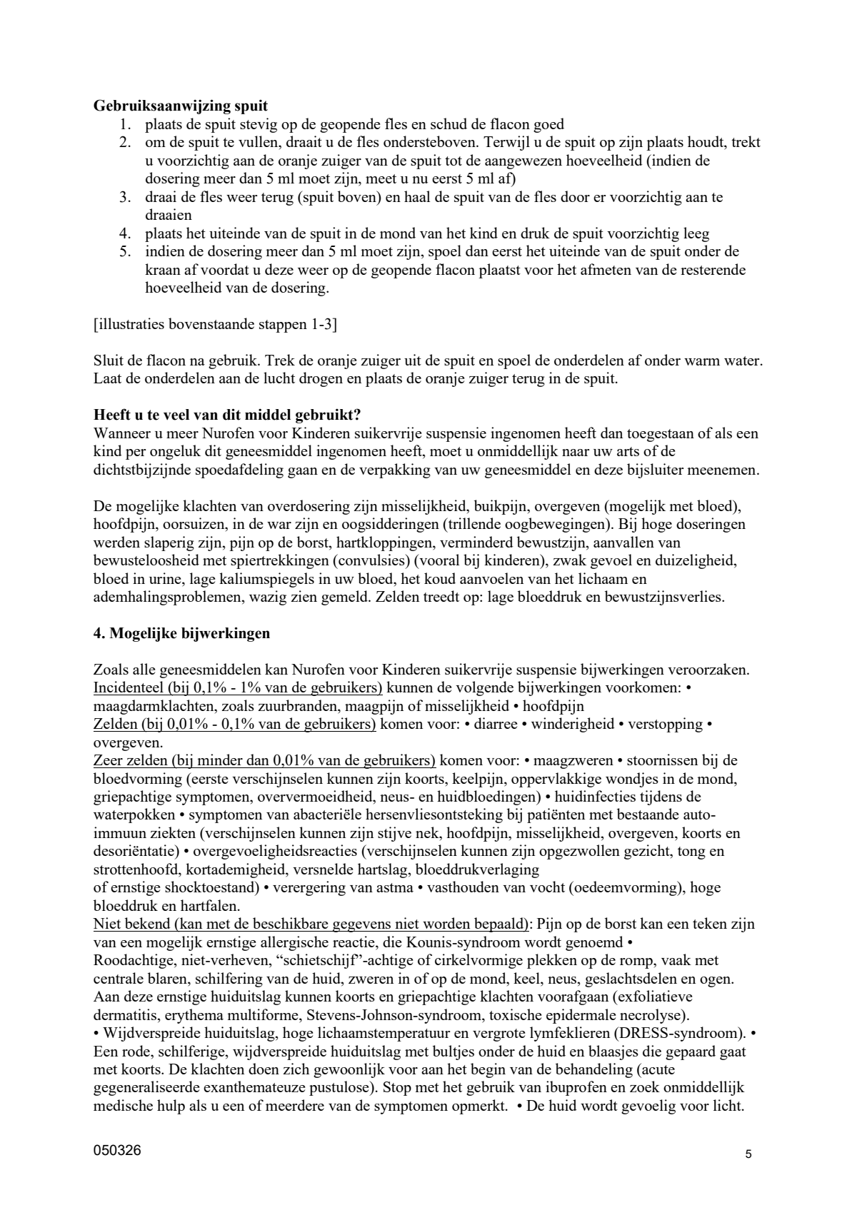 Kinderen Suspensie Suikervrij Vanaf 3 Maanden afbeelding van document #5, leaflet