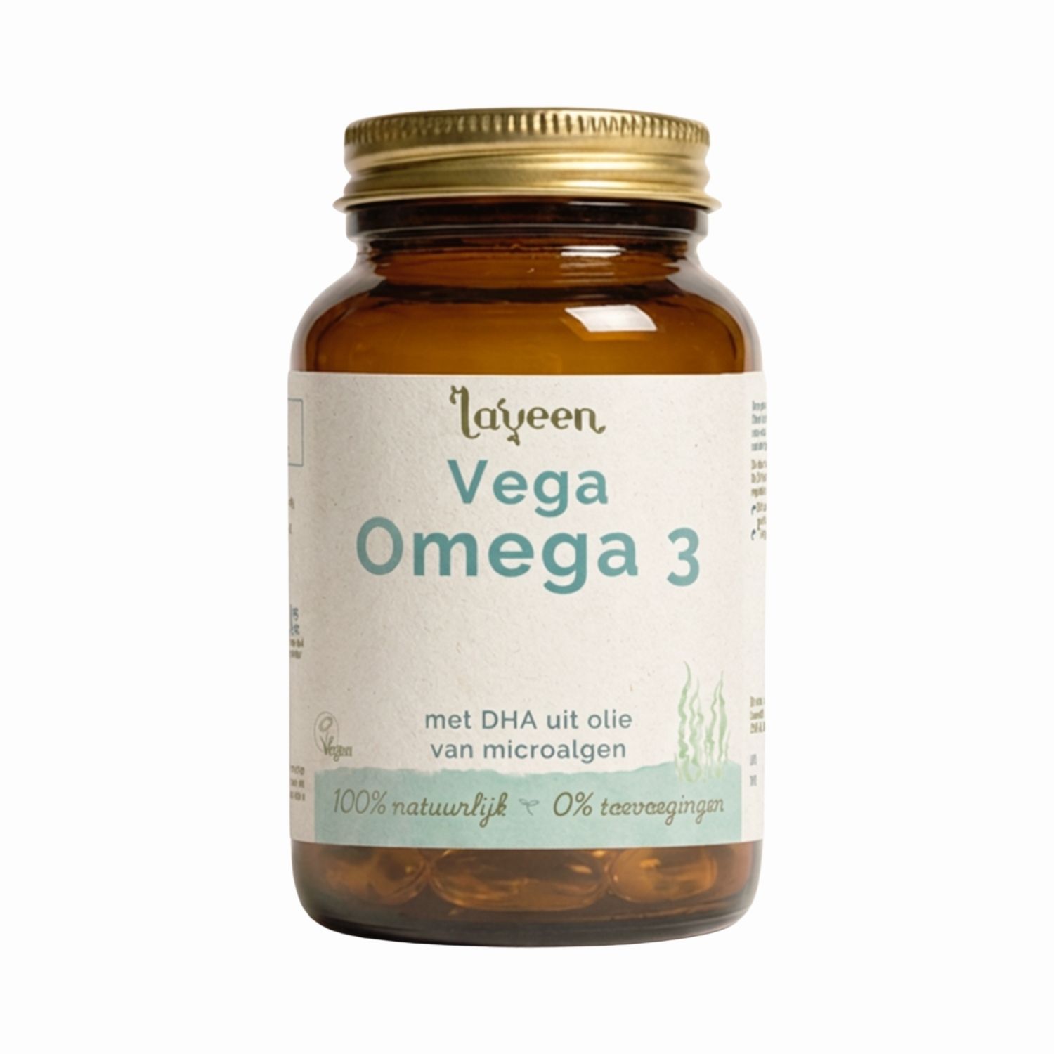 Laveen Vega Omega 3 Softgels - DHA uit microalgen 60SG