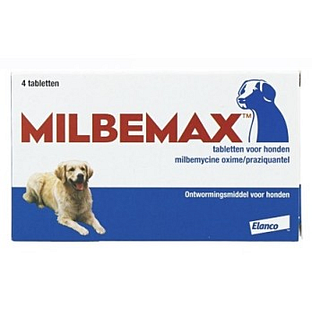Milbemax Ontwormen Tabletten Grote Hond 4TB