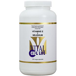 Vital Cell Life Vitamine E + Selenium Capsules 200CP Vital Cell Life Vitamine E + Selenium Capsules 200CP
