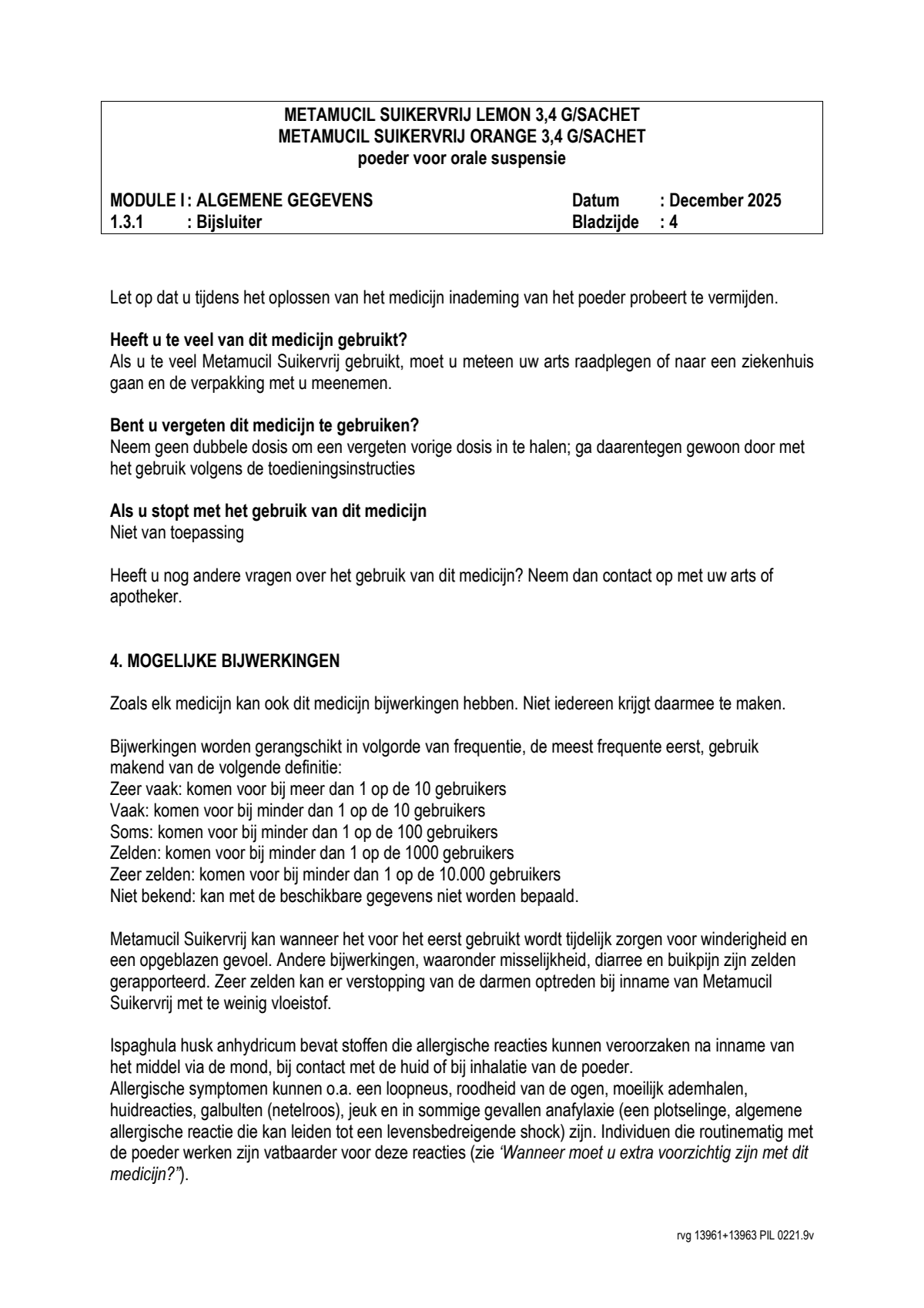 Orange Sachets afbeelding van document #4, leaflet