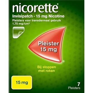 Nicorette Pleister 15mg Invisipatch 7ST