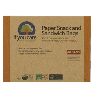 If You Care Boterhamzak Papier 48ST If You Care Boterhamzak Papier 48ST