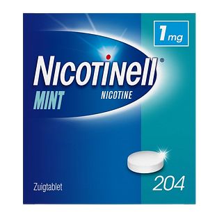 Nicotinell Zuigtabletten Mint 1 mg - voor stoppen met roken 204ST