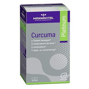 MannaVital Curcuma Platinum Capsules 180VCP