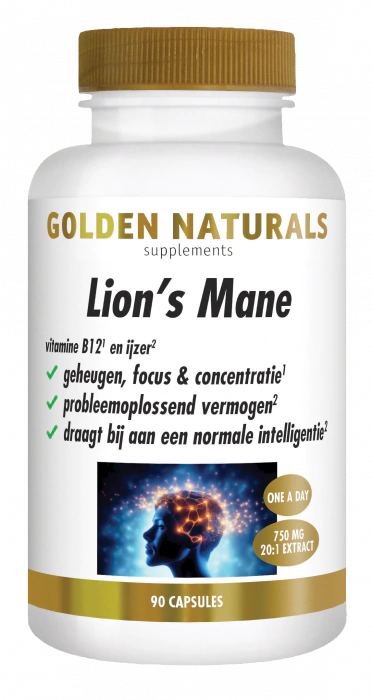 Golden Naturals Lion's Mane Capsules 90VCP