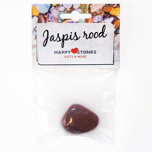 Happy Stones Jaspis Rood 1ST Happy Stones Jaspis Rood 1ST