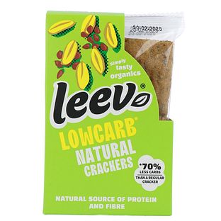Leev Natural Lowcarb Crackers 80GR