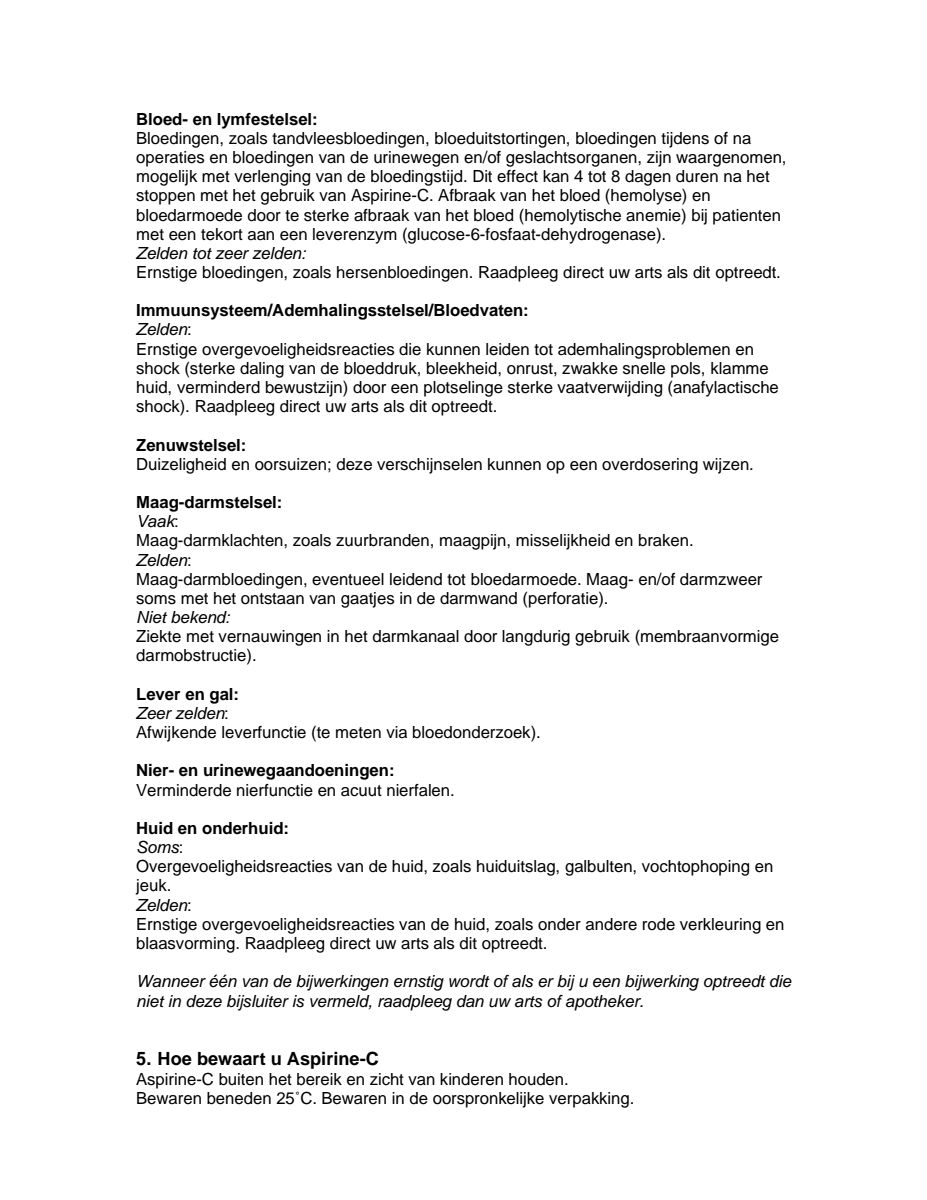 C Bruistabletten afbeelding van document #6, leaflet
