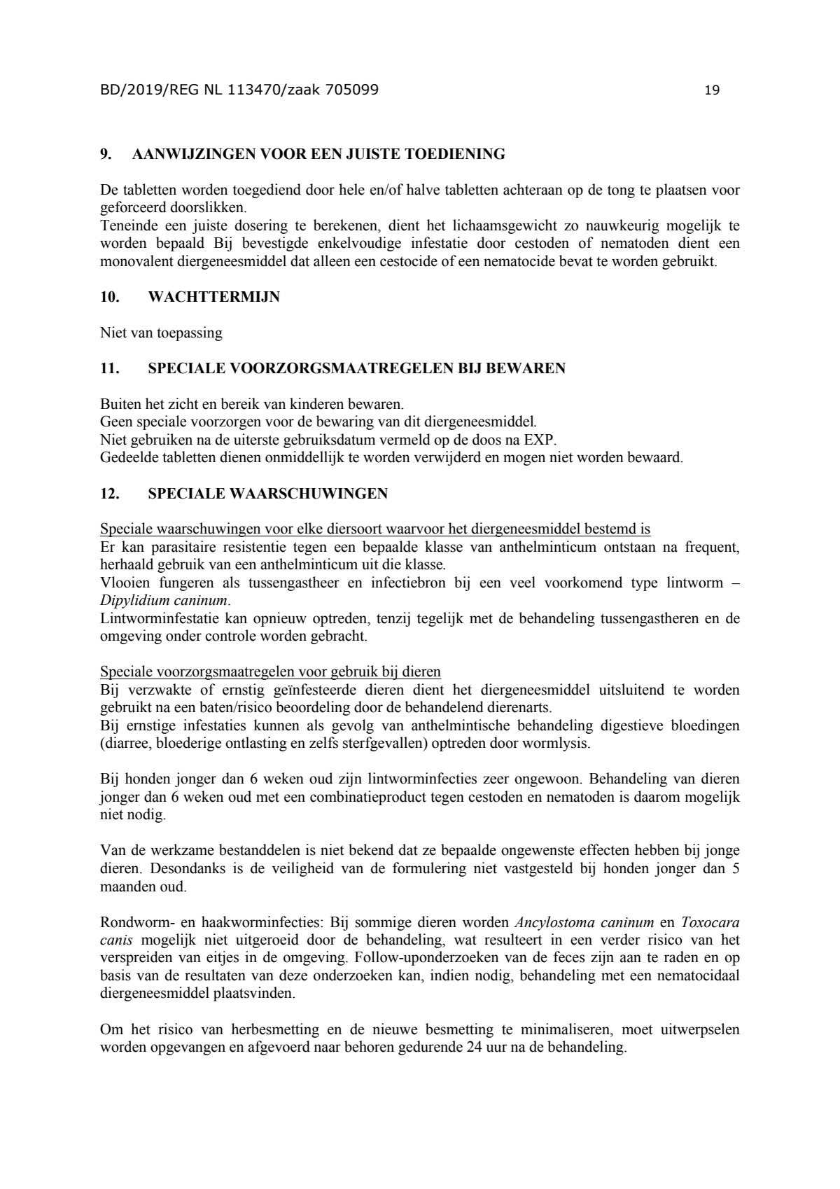Wormtabletten all-in-one Honden vanaf 17.5KG afbeelding van document #19, leaflet