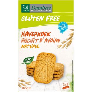 Damhert Gluten Free Haverkoekjes Naturel 165GR