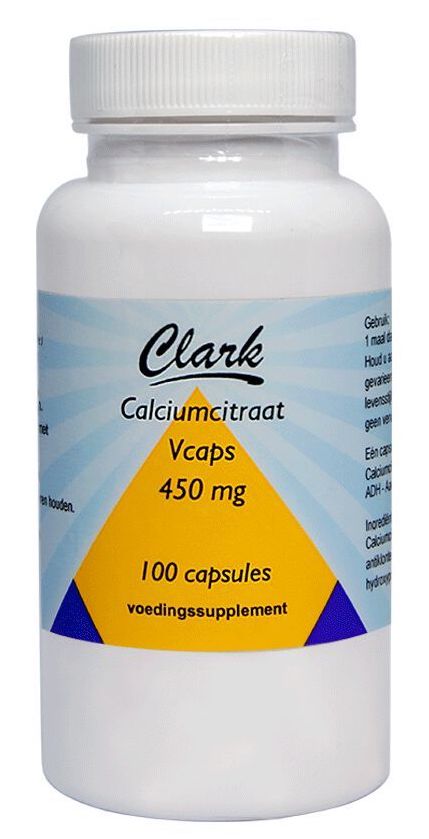 Clark Calciumcitraat 450mg Capsules afbeelding