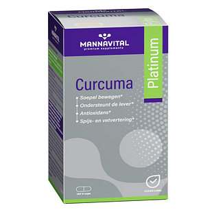 MannaVital Curcuma Platinum Capsules 180VCP