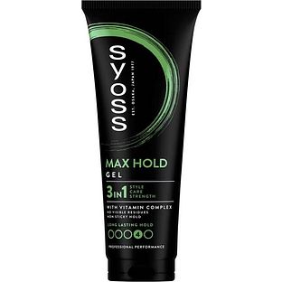 Syoss 3in1 Max Hold Gel Non Sticky Hold 4 250ML