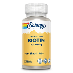 Solaray Biotin 5000mcg Capsules 60VCP