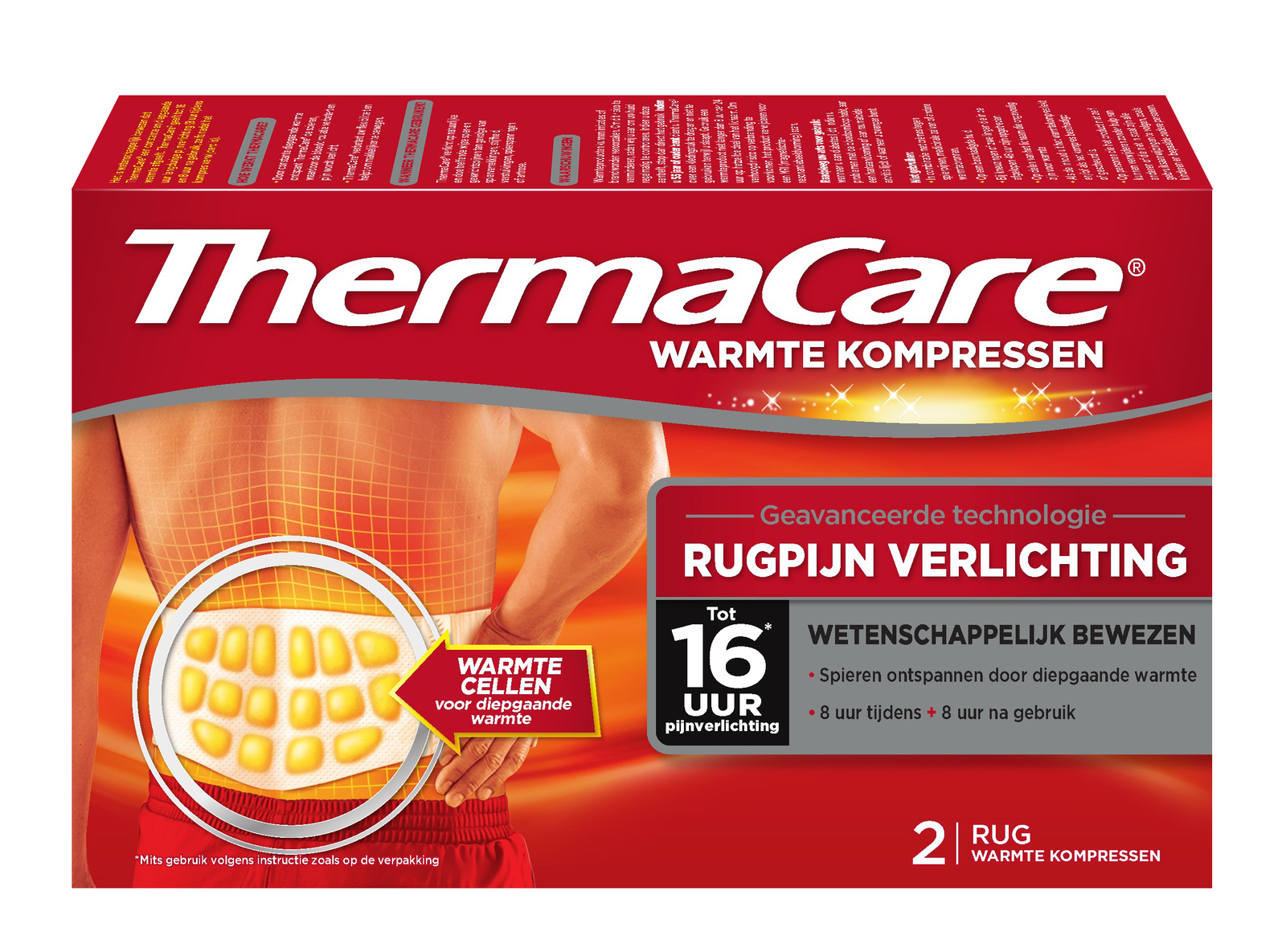 ThermaCare Warmte Kompressen Rugpijnverlichting afbeelding