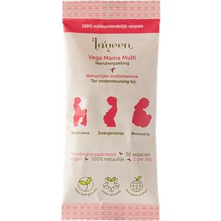 Laveen Vega Multi Mama Multivitamine Capsules Navulverpakking 30VCP