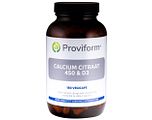 Proviform Calcium Citraat 450 & D3 Capsules 180VCP