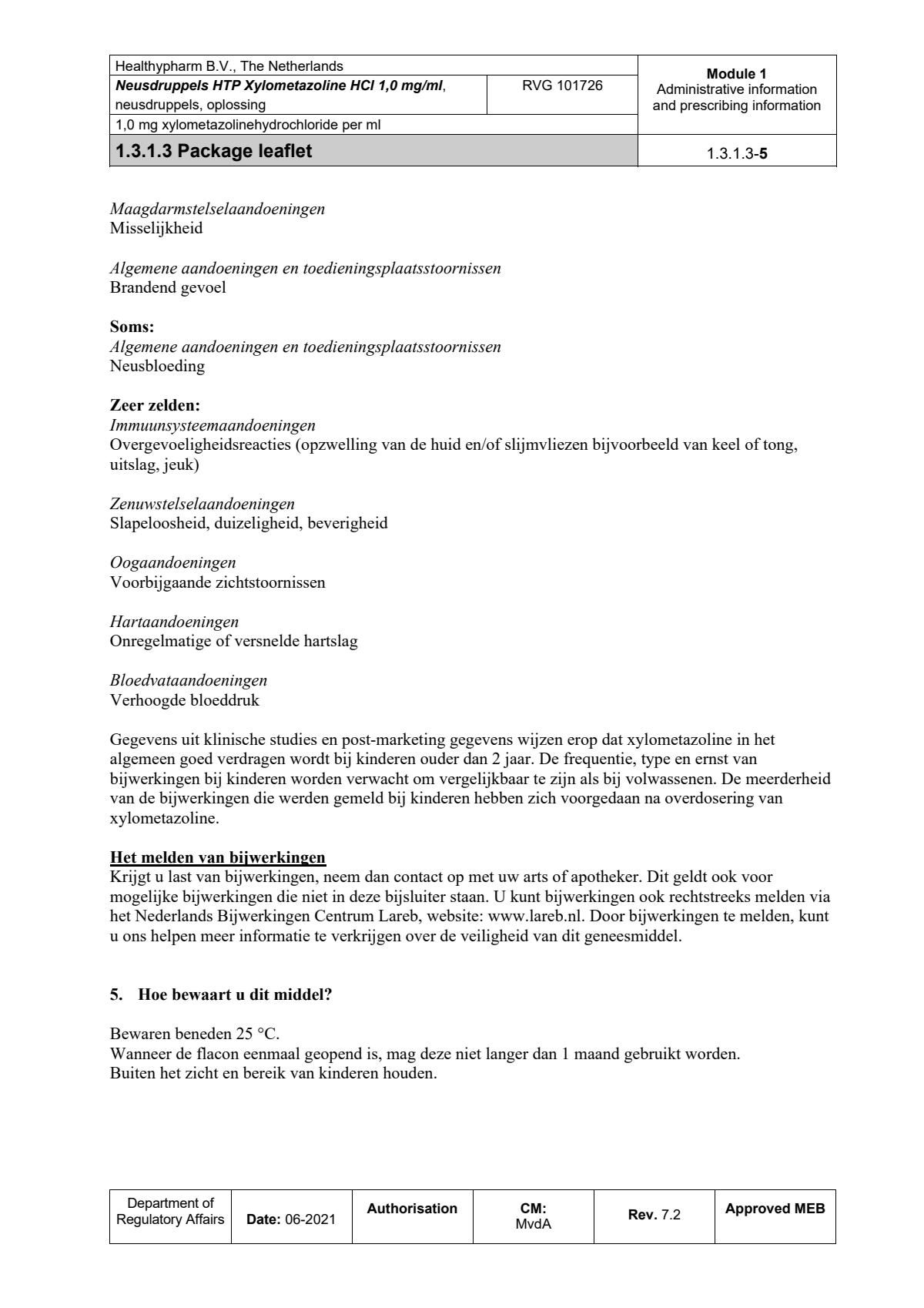 Neusdruppels 1.0mg/ml afbeelding van document #5, leaflet