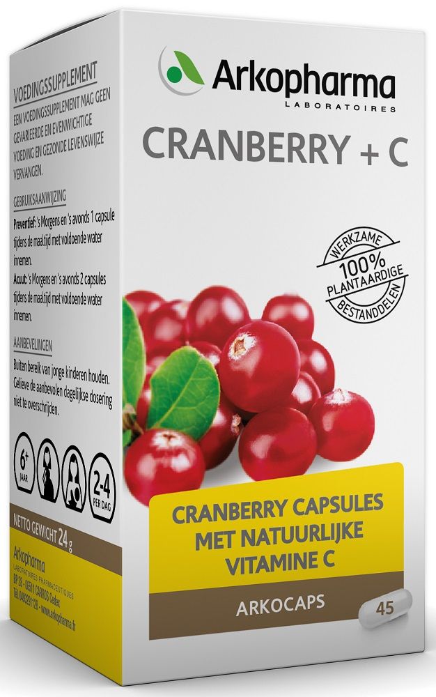 Arkocaps Cranberry + C Capsules 45CP
